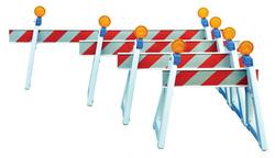 44 in. Plastic Traffic Safety in Hi-Viz Orange