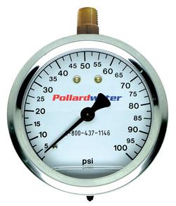 2-69/100 in. 60 psi Pressure Gauge
