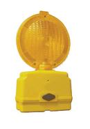 6V LED Photocell Barricade Light Orange Case with Mounting Hardware