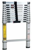 Vestil Manufacturing Extra Wide Aluminum and Molded Rubber Telescopic Ladder 