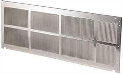 42 x 2 in. Filter Grille Stamped Face in Mill Aluminum