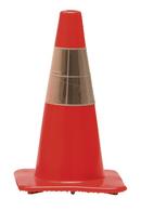 28 in. Standard Traffic Cone with Reflective Collars 10 lb