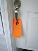 Lift Off Lemon 8-1/2 in. x 3-3/4 in. Door Hanger 