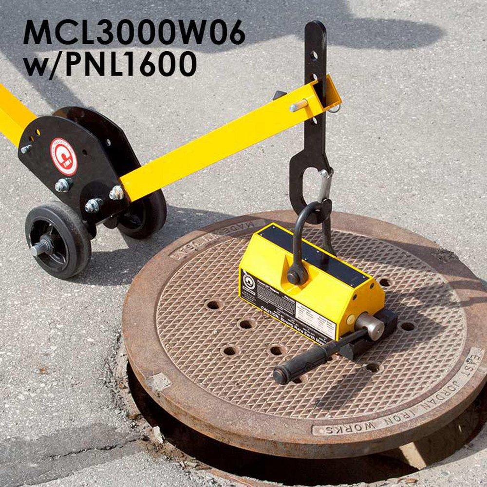 Industrial Magnetics Aluminum Manhole Cover Dolly 