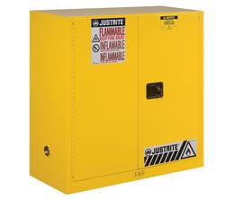 Classic Safety Cabinet Yellow 30 gal Manual Close