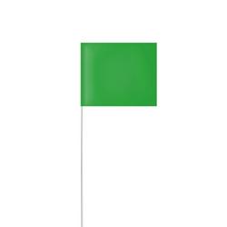 4x5 Green Marking Flag 18" plastic staff 1000-Count
