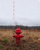 Red Hydrant Marker 
