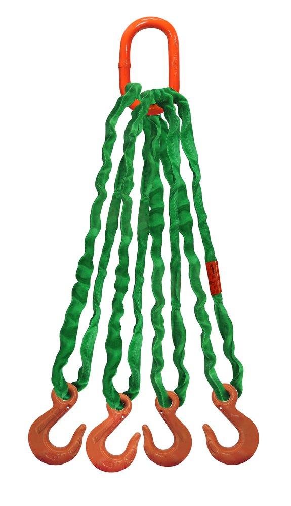 Lift-All&reg; Green Bridal Quad Sling 