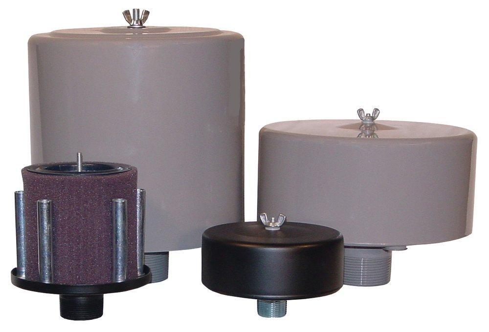 Solberg Manufacturing MNPT Paper Air Filter Silencer 