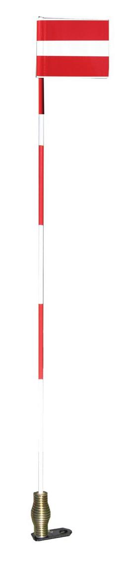 6 ft. Reflective Fiberglass Hydrant Marker Flat Bracket with Spring
