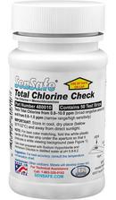 Total Chlorine Test Strips 0-10 ppm Bottle of 50