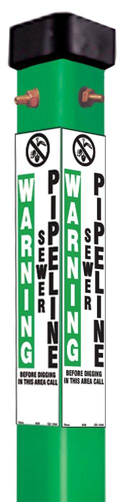 Repnet Green 66 in. Tracer Wire Station /Sewer External Terminals 