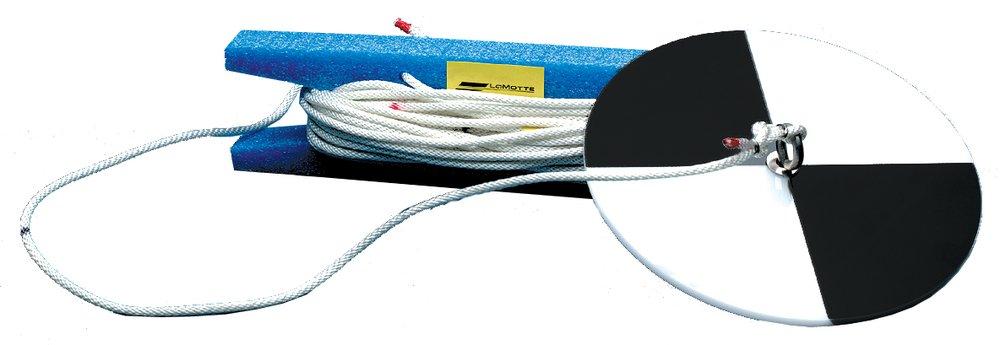 Lamotte Black 8-1/2 in. 100 psi Secchi Disk with Calibrated Line 