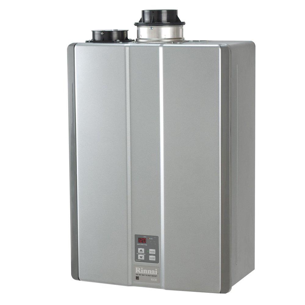Rinnai Silver 152 MBH Indoor Condensing Tankless Water Heater 