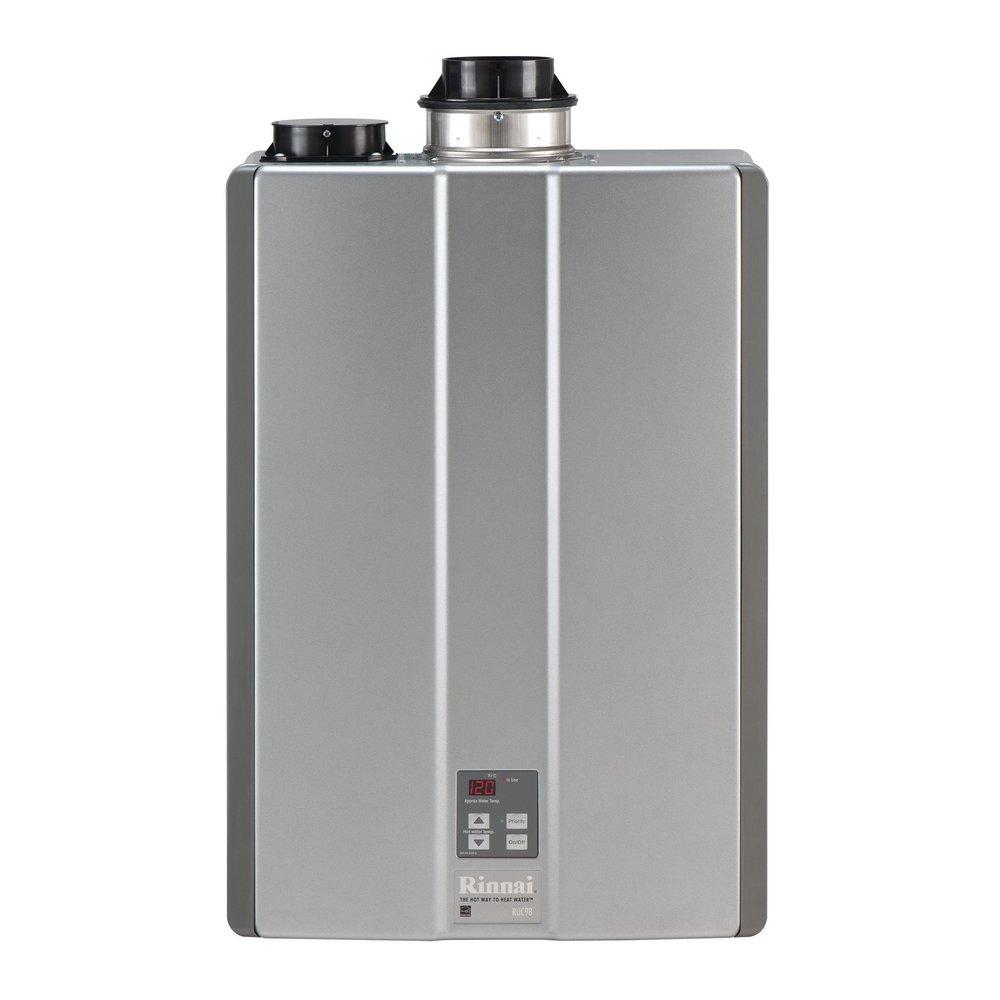 199 MBH Indoor Condensing Natural Gas Tankless Water Heater | Rinnai |  Ferguson