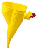 Justrite Yellow Slip-On Poly Funnel 