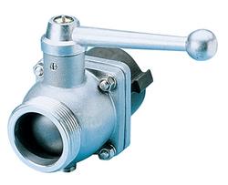 2-1/2 x 1-1/2 x 1-1/2 in. Aluminum Standard Port FNST x MNST x MNST Ball Valve