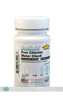 Free Chlorine Test Strips 0-6 ppm Bottle of 50