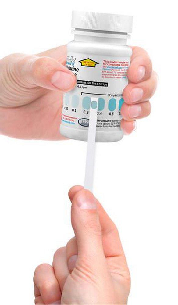 Industrial Test Systems Free Check High Test Strip Light Bottle of 50 