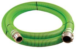 6 in. x 20 ft. Polyethylene and EPDM Suction Hose in Green and Black