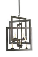Currey and Company Bronze Gold 60W 8-Light Candelabra E-12 Base Chandelier 