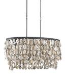 60W 5-Light Edison Chandelier in Blacksmith and Natural