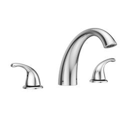 Two Handle Roman Tub Faucet in Chrome (Trim Only)