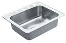 Moen Stainless Steel 1-Bowl Kitchen Sink with Center Drain 