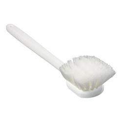 20 in. Nylon Utility Scrub Brush in White