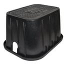 Carson Industries Black Plastic Water Meter Box with Reader L-Bolt 