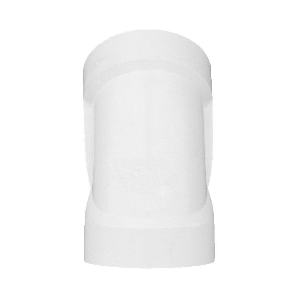 White PVC DWV 45&deg; Elbow 