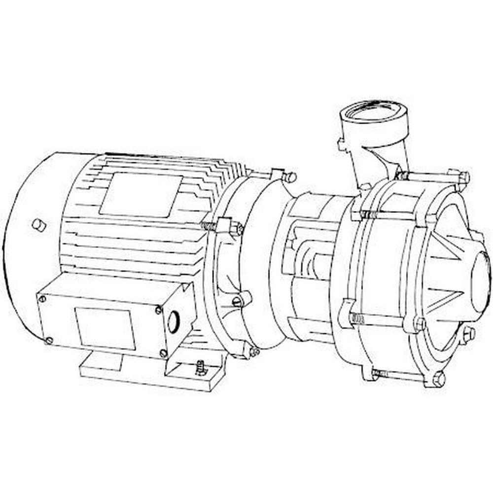 5 HP Three Phase Booster Pump 