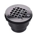 2 in. Push On Plastic Black Shower Drain