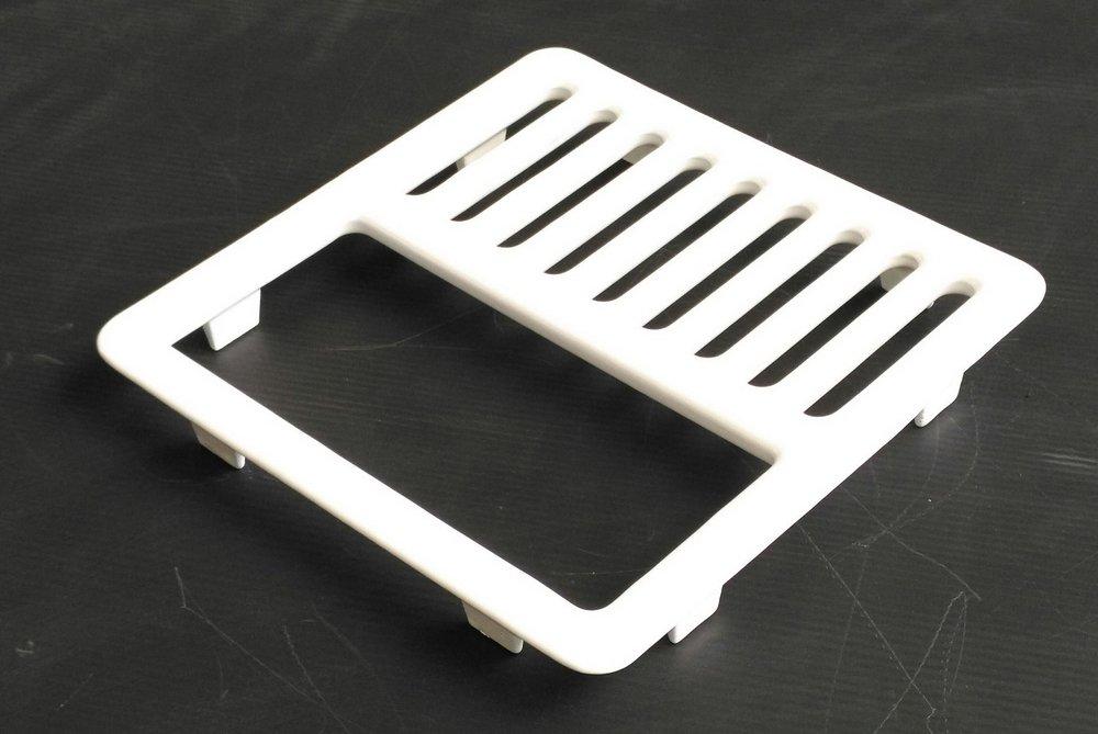 PROFLO&reg; White 9-1/2 in. Half Top Grate 