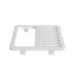 9-1/2 in. Porcelain Half Top Grate