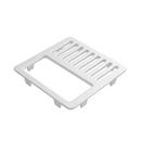 PROFLO&reg; White 9-1/2 in. Half Top Grate 