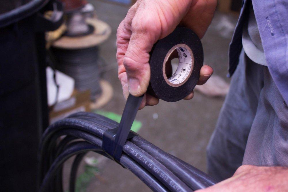 Shurtape Brown 66 ft. Vinyl Electric Tape Black 