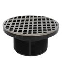 Jones Stephens Nickel Bronze 3-1/2 in. IPS PVC Round Strainer 