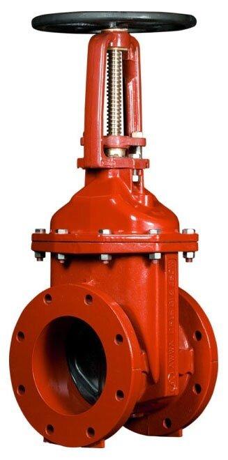 American Flow Control Flanged Ductile Iron OS&Y Resilient Wedge Gate Valve 