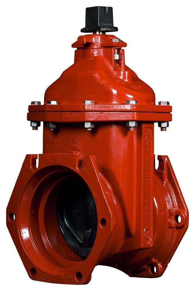 American Flow Control Mechanical Joint Ductile Iron Open Right Resilient Wedge Gate Valve 