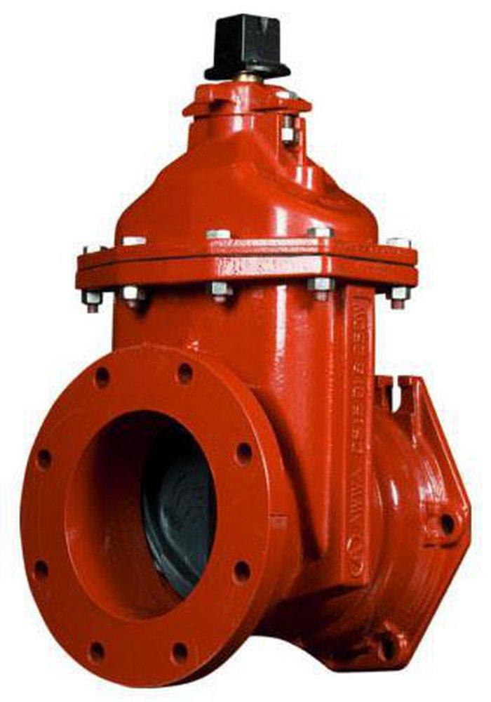 American Flow Control Flanged x Mechanical Joint Ductile Iron Open Right Resilient Wedge Gate Valve 