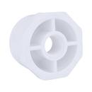 White PVC Schedule 40 Female Bushing 