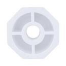 White PVC Schedule 40 Female Bushing 