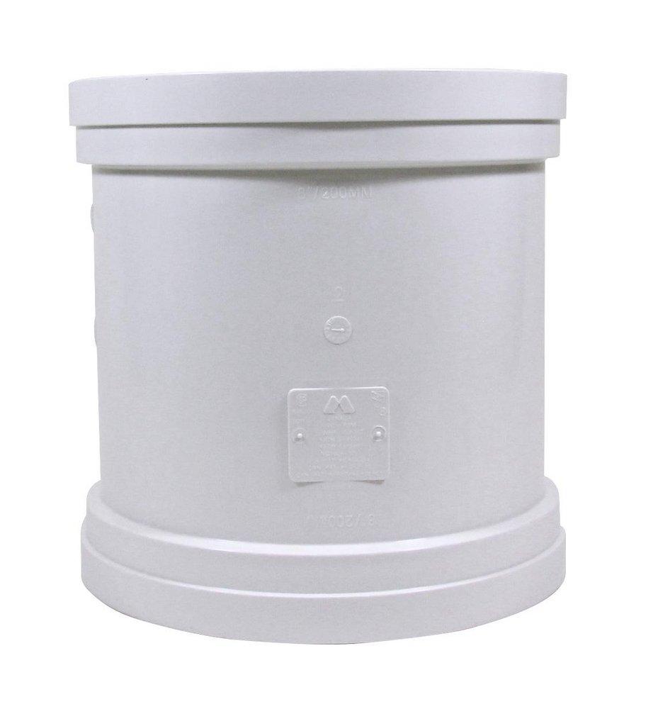 TRENCH TOUGH PLUS White Gasket SDR 35 PVC Sewer Repair Coupling 