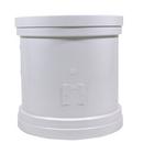 TRENCH TOUGH PLUS White Gasket Plastic Sewer Coupling 