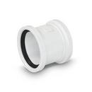 TRENCH TOUGH PLUS White Gasket Plastic Sewer Coupling 