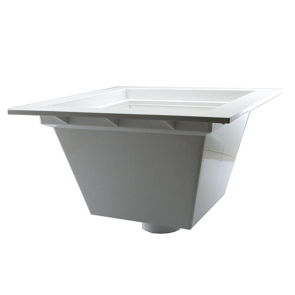 Jones Stephens White Hub PVC Floor Sink Body 