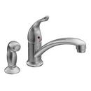 Moen Polished Chrome Single Handle Kitchen Faucet with Side Spray 