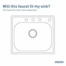 Moen Polished Chrome Single Handle Kitchen Faucet 