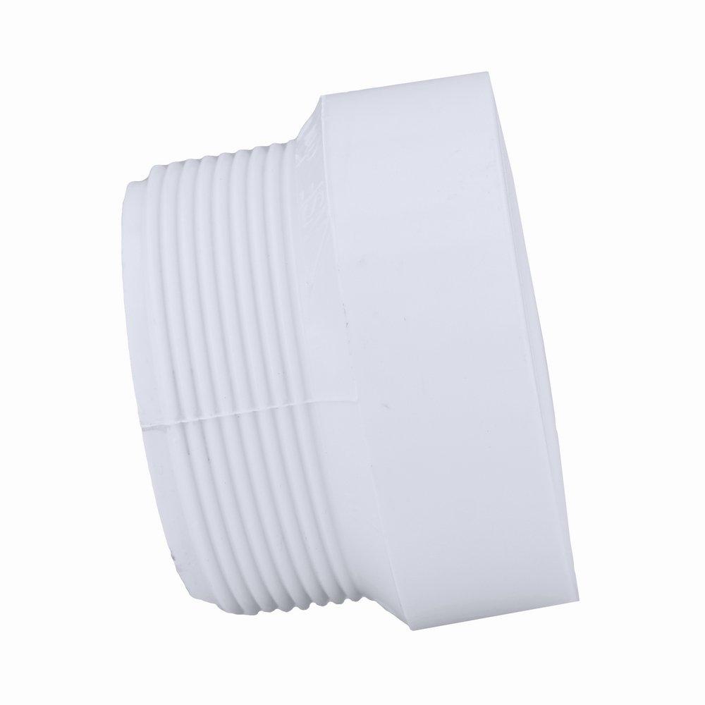 White PVC DWV Male Adapter 